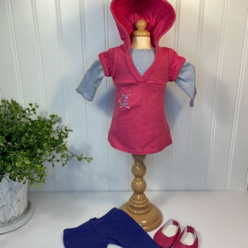 American Girl Star Hoodie Outfit w/ Shoes